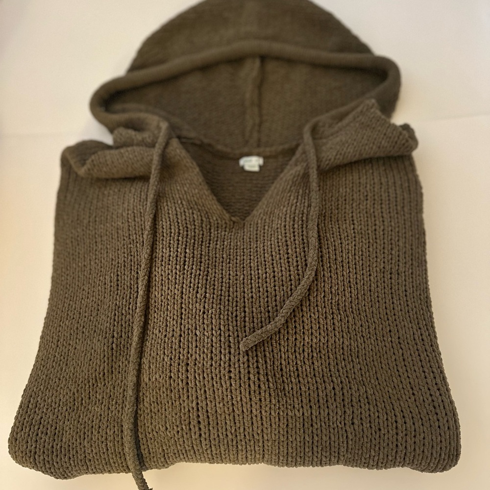 Aerie Taupe Knit Sweater